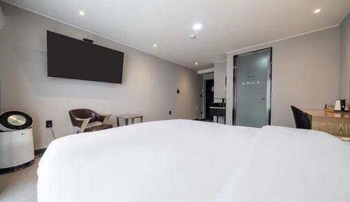 Chambre Double Deluxe, 1 grand lit, non-fumeurs, balcon