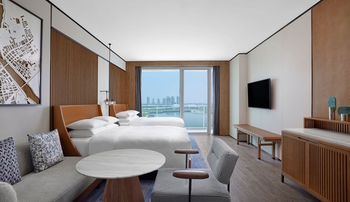 Chambre Exécutive, 2 lits doubles, balcon