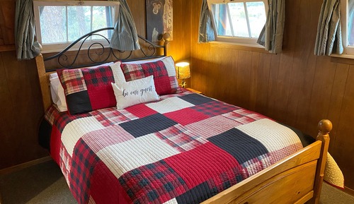 Cabane Confort, 1 chambre, cuisine, vue lac