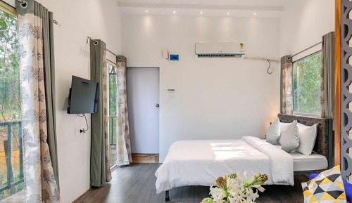 Chalet, 2 chambres, fumeurs, piscine privée