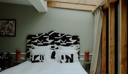 Chambre Deluxe, accessible aux personnes à mobilité réduite, patio