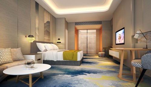 Chambre Standard, 2 lits une place, vue montagne