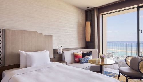 Chambre avec lits jumeaux, non-fumeurs (With Club Pool & Lounge Access)