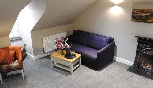Suite Luxe, salle de bains attenante, vue mer