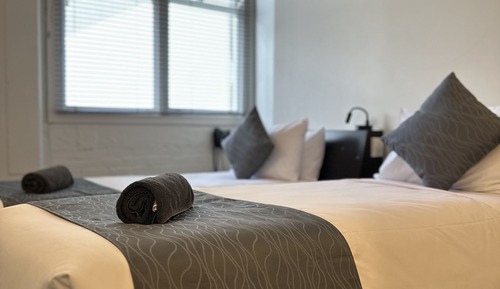 Chambre avec lits jumeaux, 2 lits une place