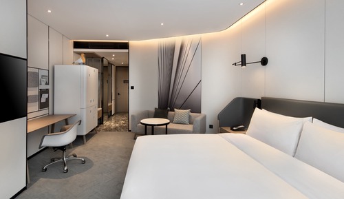 Chambre Standard, 1 très grand lit, accessible aux personnes à mobilité réduite