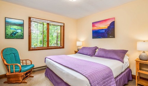 Cabane Premium, 1 très grand lit et 1 canapé-lit, baignoire à jets, vue montagne