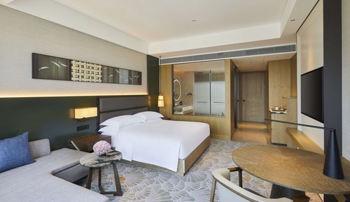 Chambre Deluxe, 1 très grand lit, vue fleuve