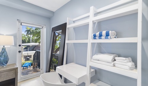 Suite Deluxe, patio, vue partielle sur la mer