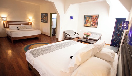 Chambre Double Deluxe, 2 grands lits, vue cour intérieure