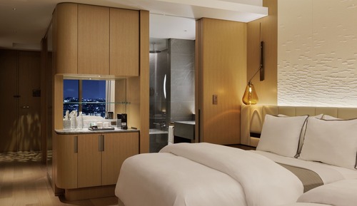 Chambre, 2 lits doubles, non-fumeurs (View)