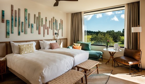 Chambre, 2 lits une place, balcon (Resort Garden View)