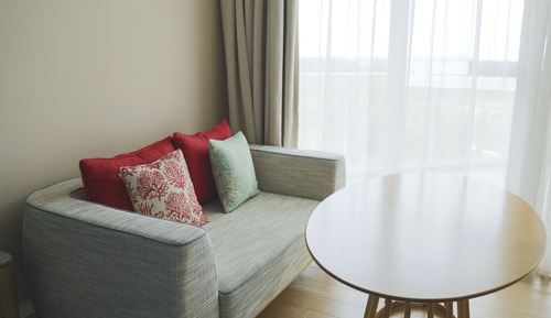 Chambre, 3 lits une place, vue parc (Park)