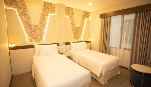 Chambre Deluxe, 2 lits une place, non-fumeurs