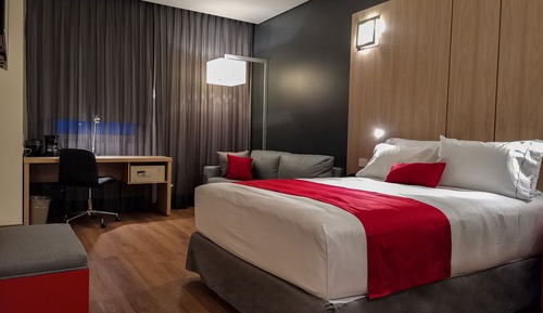 Chambre, 1 grand lit et 1 canapé-lit, non-fumeurs