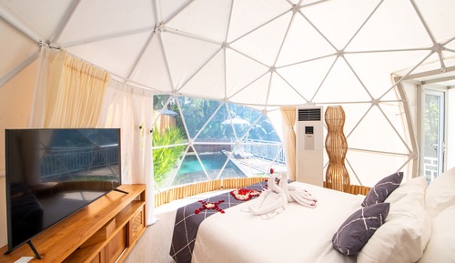 Tente Luxe, 1 très grand lit