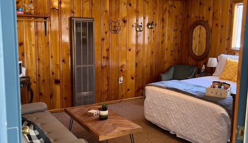 Chambre Simple, 1 grand lit, non-fumeurs, vue montagne