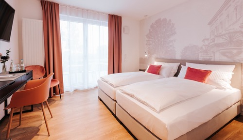 Chambre Confort avec lits jumeaux, non-fumeurs, patio