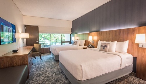 Chambre, 2 grands lits