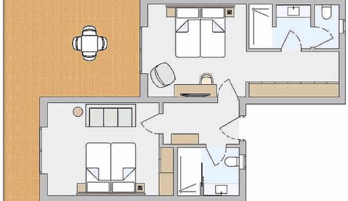 Chambre Familiale, vue mer (Superior)