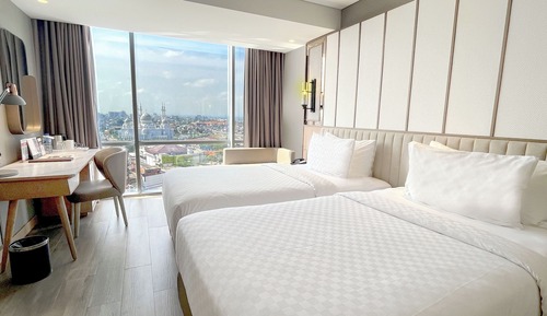 Chambre Majestueuse avec lits jumeaux, 2 lits une place