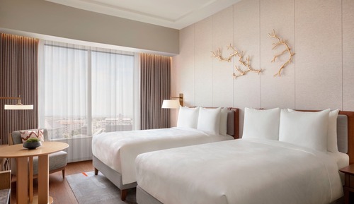 Chambre Deluxe, 2 lits doubles, vue ville