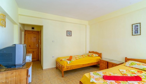 Chambre Triple, balcon