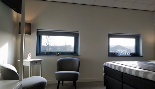 Chambre Double, 1 grand lit (Blauw)