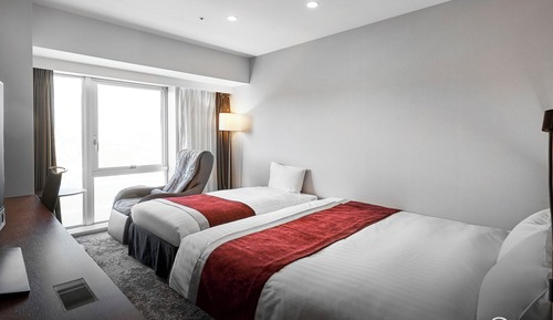 Chambre Deluxe, non-fumeurs (Deluxe King + Extra Bed, Castle View)