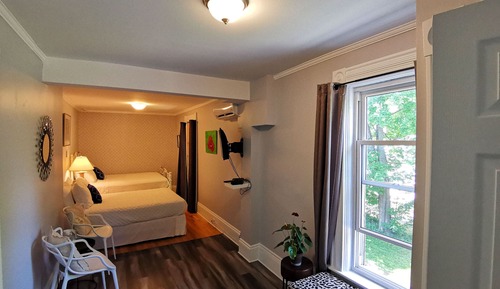 Chambre Luxe, plusieurs lits, vue parc (Wolastoq River-View Suite)