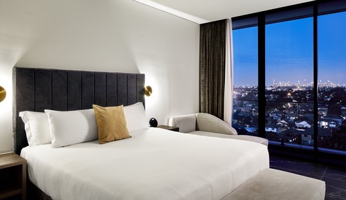 Chambre Premium, 1 très grand lit, vue ville