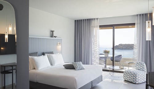 Chambre, 2 chambres, chambres communicantes, vue mer