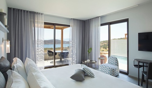 Chambre Premium, vue mer (Private Pool)