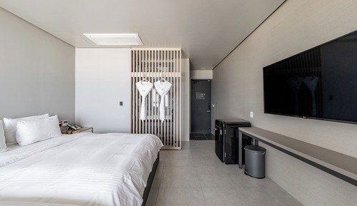 Chambre Deluxe avec lits jumeaux, vue océan