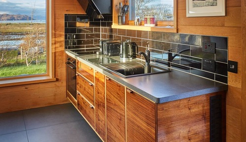Cabane Deluxe, salle de bains attenante, vue mer (Darach)