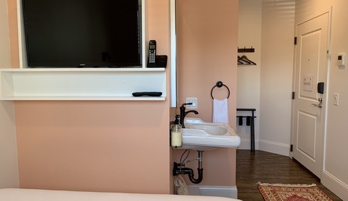 Chambre Standard, 1 grand lit, accessible aux personnes à mobilité réduite