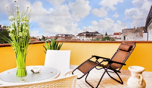 Chambre Triple Deluxe, terrasse (La Terrazza)