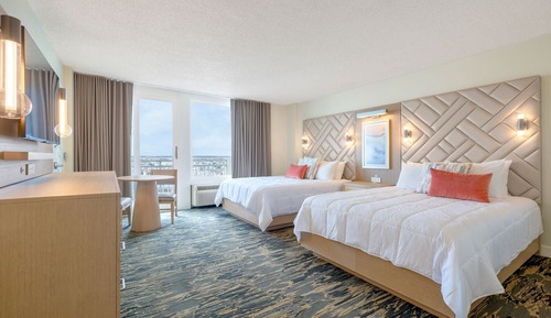 Chambre Deluxe, 2 grands lits, vue ville