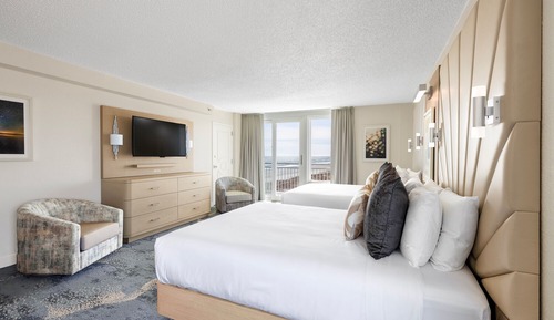 Chambre Deluxe, 2 grands lits (Coastline View)