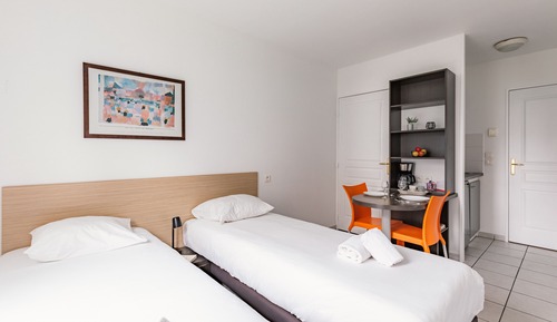 Studio Standard, 2 lits une place