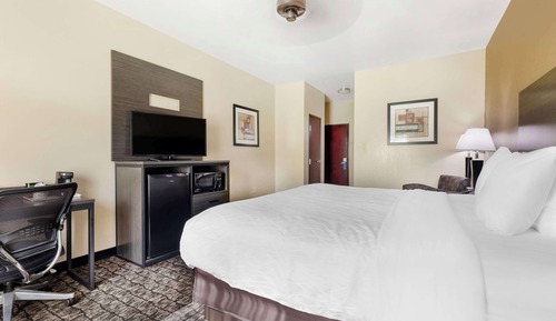 Chambre Standard, 1 très grand lit, accessible aux personnes à mobilité réduite