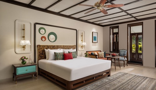 Chambre Premium, 1 très grand lit (With Sit-out)