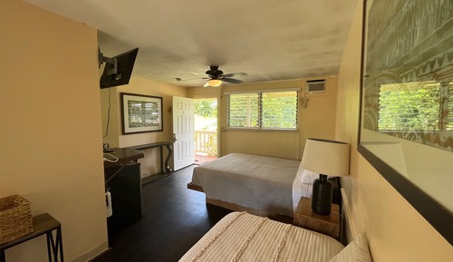 Studio Standard, plusieurs lits, salle de bains privée, vue jardin (#8)