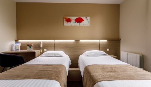 Chambre avec lits jumeaux