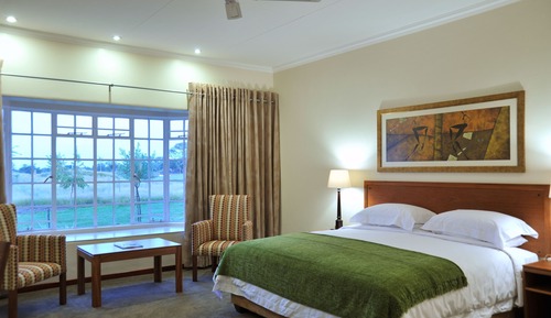 Chalet, 1 lit double, vue golf