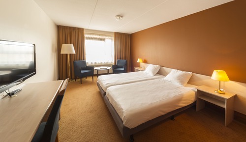 Chambre avec lits jumeaux, 2 lits une place