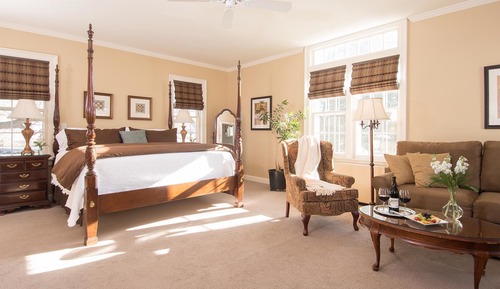 Chambre, 1 très grand lit et 1 canapé-lit, salle de bains privée