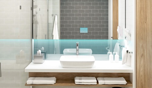 Chambre Standard, 1 grand lit, accessible aux personnes à mobilité réduite