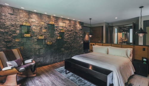Suite Luxe, 2 chambres, bain à remous, vue fleuve