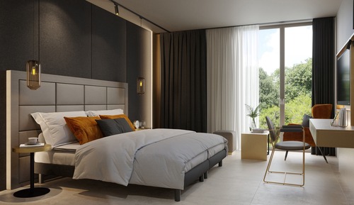 Chambre Double Design, 1 très grand lit